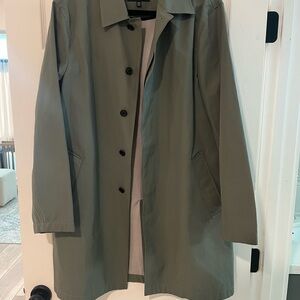 Club Monaco Sage/Olive Green Mac Coat – Size M